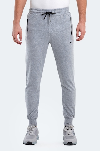 Slazenger Ofer In Erkek Fermuar Cepli Gri Eşofman Altı Gri