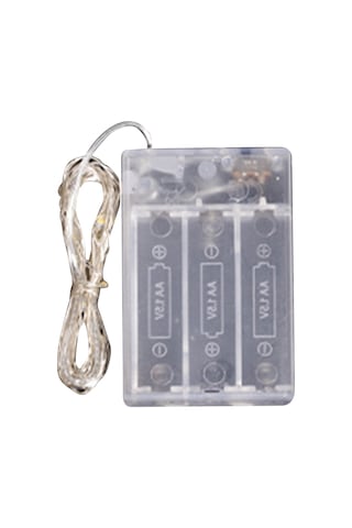 Yifomall Noel Dekorasyon Işık Zinciri 10m 100 Led Dört Renkli Sabit Aydınlatma Pil Kutulu Odalar İçin Çok Renkli