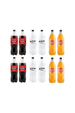 Sarıyer Kola Portakal Gazoz 12 x 1 L