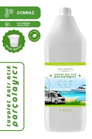 Karavan Tekne Tuvalet Kimyasalı 1000 Ml Portatif Ve Kasetli Tuvalet Atık Parçalayıcı