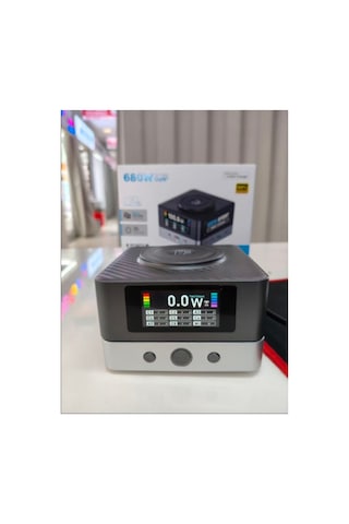 Wlx-r8a 8in1 680w Pd + Qc + Usb Şarj İstasyonu 15w Kablosuz Şarj Masaüstü Çoklu Hızlı Şarj