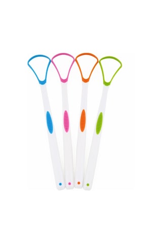 10 Pcs Dil Kaplama Temizleme Kazıyıcı Ağız Kokusunu Gidermek İçin Dil Fırçası Rastgele Renk Teslimatı