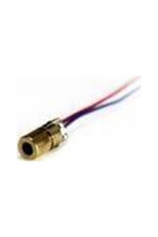 6mm 650nm 5mw Kırmızı Nokta Kafalı Bakır Lazer