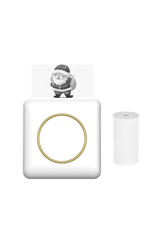 Skycity C20 Mini Termal Etiket Yazıcı, 203 Dpı, 57x25mm Kağıt İle, Bt Bağlantılı, Dahili Pil, El Defteri-fotoğraf-bilet Yazdırma