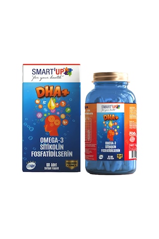 Smart Up Dha+ Omega-3 Soft Gel 60 Kapsül