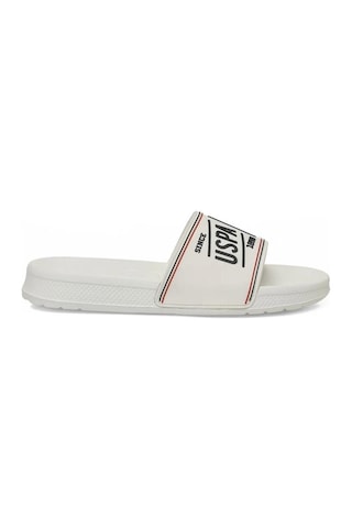 U.S. Polo Assn. U.s.polo Assn Roland 6fx Beyaz Unisex Anatomik Spor Plaj Terliği