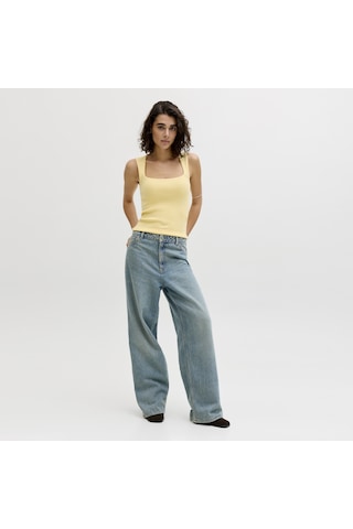 Jack & Jones Kadin Kare Yaka Kolsuz Üst - Posie - 12290769 Çok Renkli