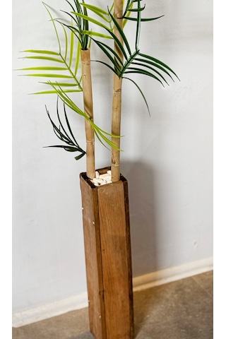 Yapay Çiçek Saksılı Çiçek Dekoratif Saksılık 100 Cm 2150