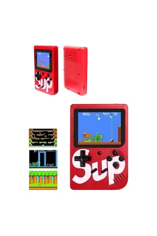 Çocuklara - 481 - Özel Tnabilir Sup El Atarisi 400 Oyunlu Nostaljik - Spt-gld - Oyun Konsolu