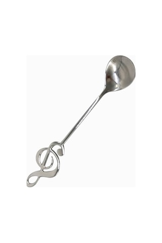 Kosona 304 Paslanmaz Çelik Gitar Desenli Kahve Kaşığı - Müzik Stili Karıştırıcı, Çay Ve Kahve İçin, Gümüş Rengi Diğer