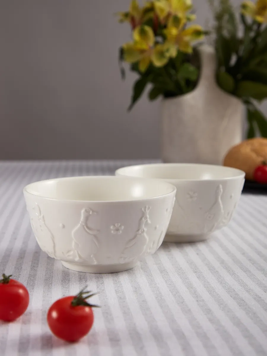 Lefard "family Farm" 350 Ml 2'li Porselen Sosluk Seti 317513628 Beyaz