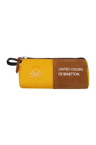 United Colors Of Benetton Sofistike Erkek Çocuk Üçgen Kalemlik Sarı Çok Renkli