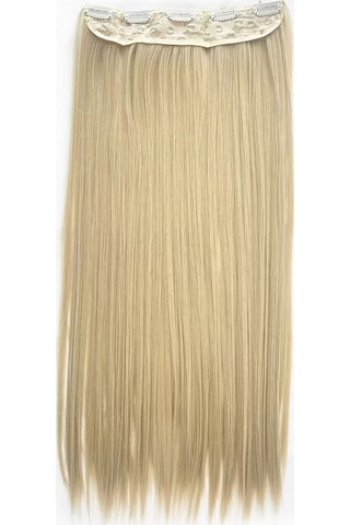 Caş Dekorasyon Isıya Dayanıklı Yıkanabilir Yarımay Çıtçıt Saç -16 -bal Köpüğü- Düz-60 Cm- 110 Gr Bal Köpüğü