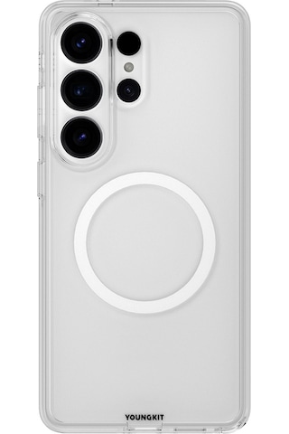 Samsung Uyumlu Galaxy S26 Ultra Kılıf M-safe Şarj Özellikli Youngkit Clear Serisi Kapak Şeffaf Şeffaf