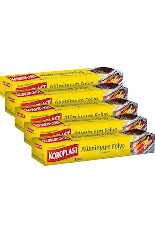 Koroplast Alüminyum Folyo 8 Mt X 5 Paket