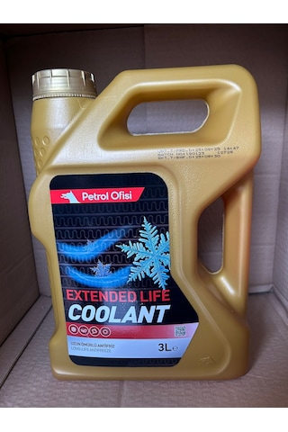 Petrol Ofisi Coolant Kırmızı Antifriz 3 L 2025 Ağustos