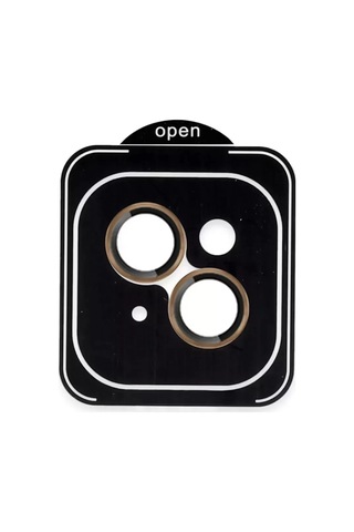 Joko Apple, Uyumlu iPhone 13 Pvd Metal Kamera Lens - Gold