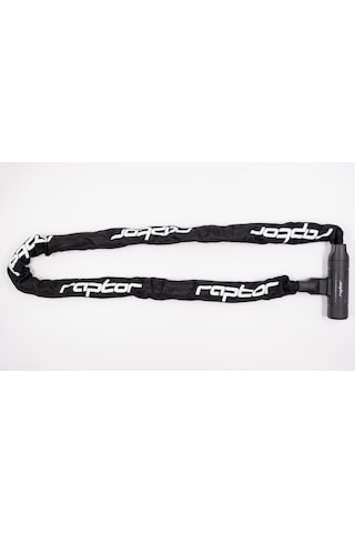Raptor - Anahtarlı Zincir Kilit 6 120cm Siyah