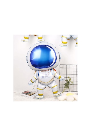 Parti Station Uzay Galaksi Astronot Roket Temalı 5 Yaş Balon Seti Doğum Günü Dekorasyonu Genel