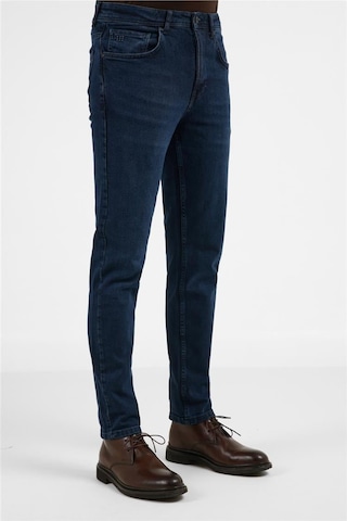 İmza Lacivert 5 Cep Slim Fit Denim Pantolon 1023255169 Lacivert