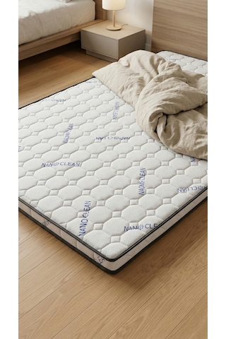 Artex Visco Şilte Yer Yatağı Nano 9 +-1cm Cm Ped Yatak Şiltesi Pedi Topper Mattress Çift Kişilik