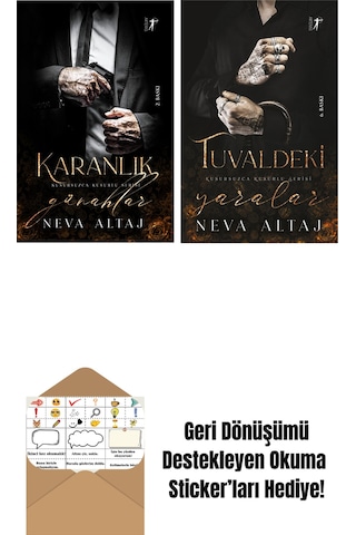 Karanlık Günahlar + Tuvaldeki Yaralar + Okuma Sticker'ları