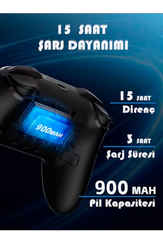 S-80 Rgb Kablosuz Joystick Wireless Oyun Kolu Pc/switch/oled İçin