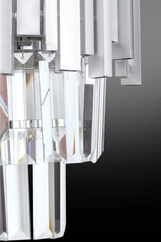 İstanbul Avize Vera Gümüş Lüx Tabut Taşlı Aplik