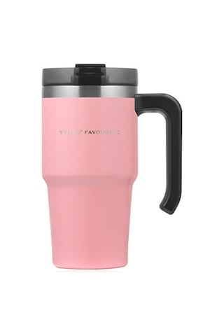 Tyeso Maxus Mug Vakumlu Isı Yalıtımlı Pipetli 600 Ml-Pembe