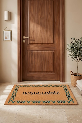 Villadia Home Textile Kapı Önü Paspası Kaymaz Taban Dekoratif Paspas Ev Giriş Antre İç Ve Dış Mekan Paspası 45x70 Cm 11ypycoco