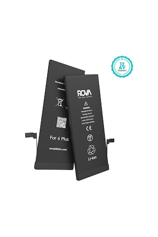 Rova Apple Uyumlu iPhone 6 Plus Yüksek Kapasiteli Batarya Pil 3810 Mah
