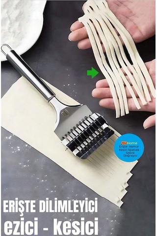 Zhlhome Fissaggi Erişte Hamur Kesici Spatula Sebze Doğrayıcı