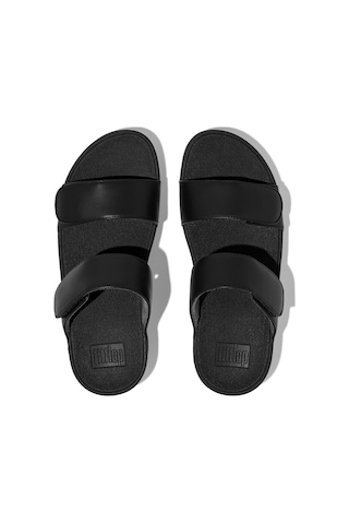 Roncato 090 All Black Terlik Kadın Diğer Fv6-090 / 592 Fitflop Lulu Adjustable Leather Slides Siyah