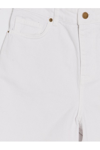 Lcwaıkıkı Petite Beyaz Regular Fit Kadın Jean Şort