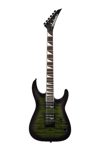 Jackson 2918809587 Js Dinky Arch Top Js32q Dka Ht Elektro Gitar Transparent Green Burst Sabit Köprü Yeşil Burst Renk Ve Kemerli Dinky Gövde