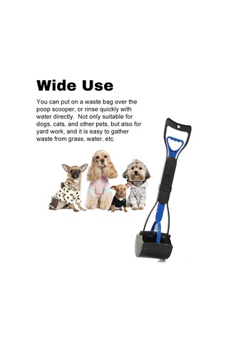 Wezone Köpek Kedi Foldable Tuvalet Toplayıcı, Mavi Orta Boy, 20 Lü Çöp Poşeti Ve Saklama Kutusu Seti - Kolay Taşınabilir, Tek Elle Kullanım Mavi