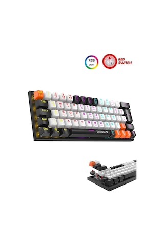 Everest KB-MK9 Parley Rainbow Aydınlatmalı Usb Kablolu Oyuncu Klavyesi
