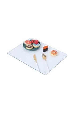 Fastbuy Şeffaf Akrilik Kesme Tahtası, 40x30cm, Kaymaz Matlı, Uzun Ömürlü, Profesyonel Ve Ev Kullanımı İçin Diğer