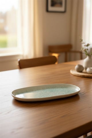 Toledo Oval Kayık Tabak 25cm Dijital Asel Rinart