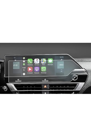 Citroen C4x Navigasyon Multimedya 10 Inç Uyumlu 9h Ekran Koruyucu