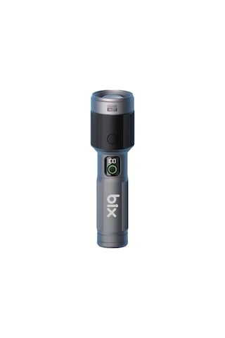 Bix Bx5101fl 60w Led 2300 Lümen Şarjlı Uzun Menzilli El Feneri Gri
