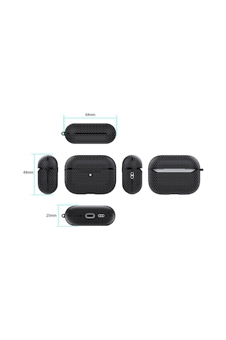 Apple Uyumlu AirPods Pro 2 Zore Airbag 31 Bal Peteği Tasarımlı Kılıf 001