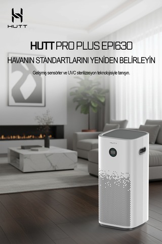 Smart Air Purifier Pro Plus Akıllı Hava Temizleyici Beyaz