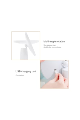 Sones Akıllı Led Masaüstü Makyaj Aynası Dolgu Işığı, Beyaz Işık Yeşil