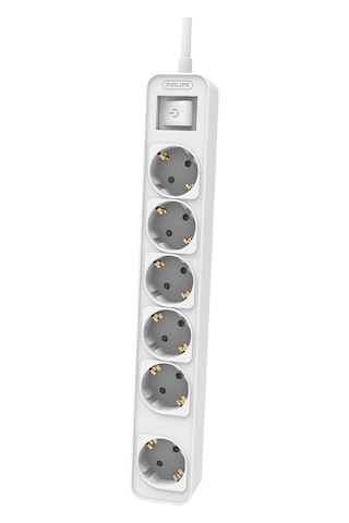Philips Chp2164wb Beyaz Çocuk Korumalı 6'lı Priz 3m