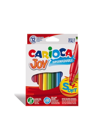 Carioca Joy Süper Yıkanabilir Keçeli Boya Kalemi 12Li
