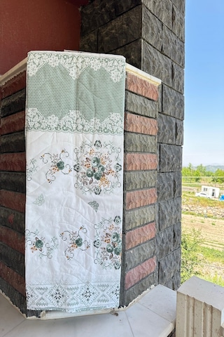 Çift Kişilik Çok Amaçlı Pike, Yazlık Pike, Desenli Pike, Yatak Örtüsü 195x220cm Yeşil