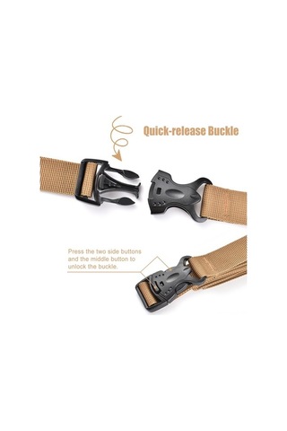 Dancemonkey 2 Adet Hızlı Açılır Tokalı 135cm Pp Kayış - Kamp Ve Turistik Kullanım İçin Siyah Siyah