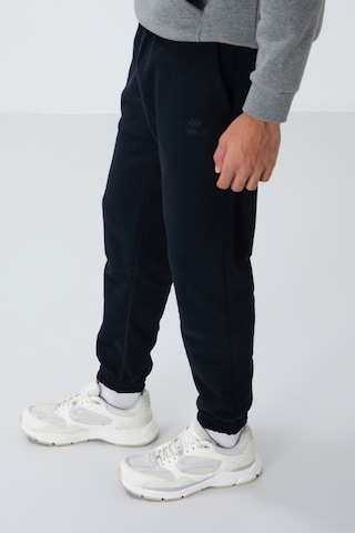 Tommy Life Lacivert Gizli Fermuarlı Rahat Form Lastik Paça Polar Erkek Eşofman Alt - 84866 Lacivert