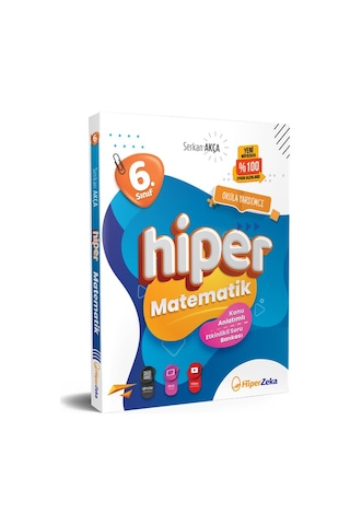2026 6. Sınıf Hiper Matematik Konu Anlatımlı & Etkinlikli Soru Bankası | Serkan Akça